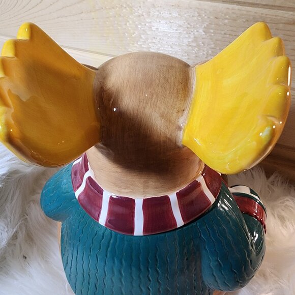 Vintage St. Nicholas Square Moose Cookie Jar 1999 - Picture 7 of 11